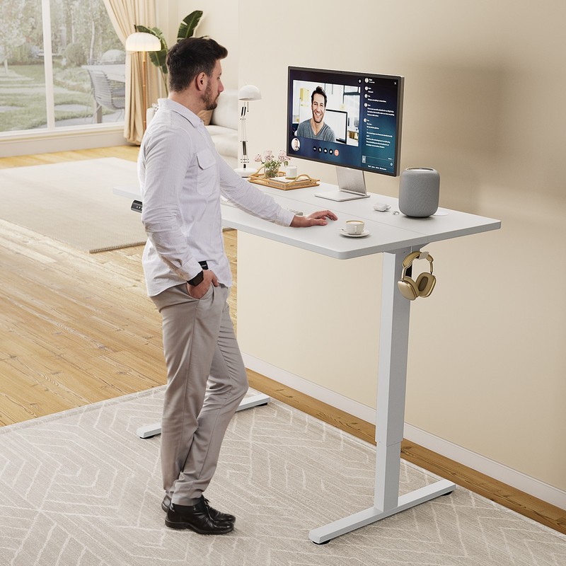 Adjustable Electric Standing Desk - 40/48/55/63 x 24 inch, Sit to Stand Up Desk gallery