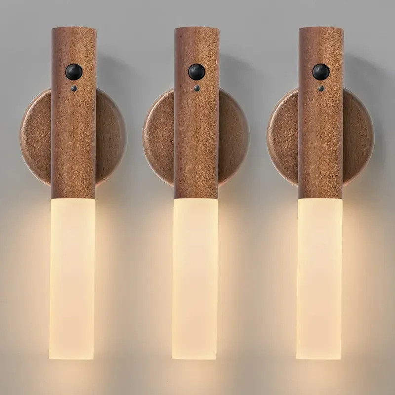 Veilleuse LED Murale Rechargeable Détecteur Mouvement Magnétique Portable gallery
