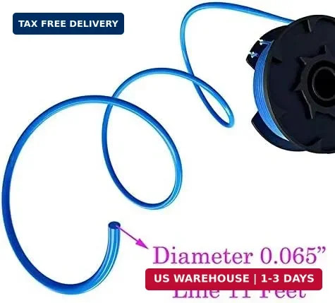 AC14RL3A String Trimmer Replacement Spool Line, 0.065" Autofeed Replacement Spoo gallery