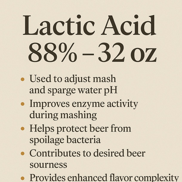 LD Carlson Lactic Acid 88% 32 oz. gallery
