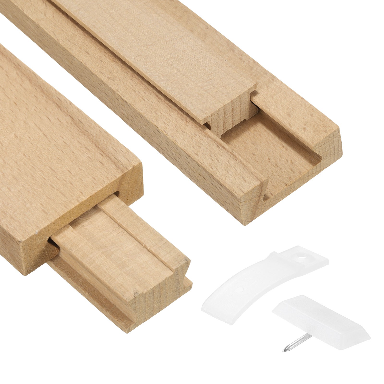 4 Set Wooden Drawer Slides, 11-7/8 (30 CM) with Plastic Slide Glide Bracket gallery