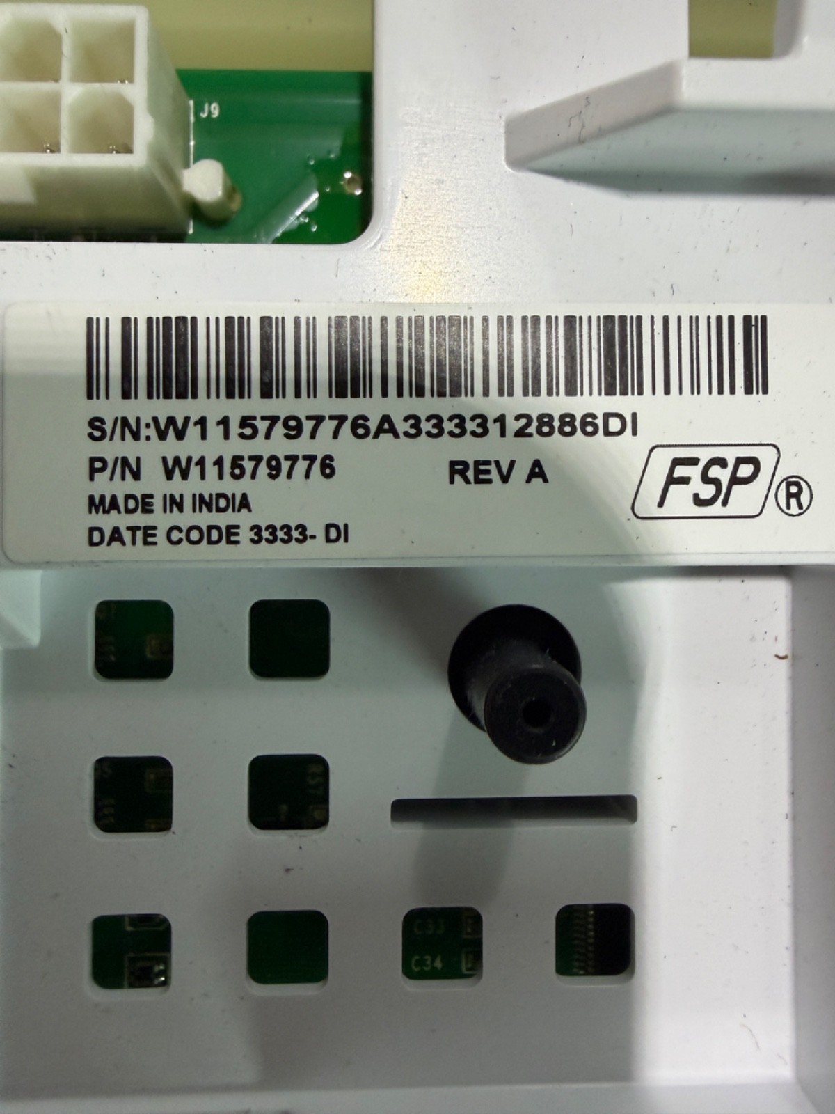 W11579776 Whirlpool Washer control board gallery