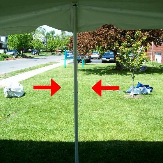7ft Aluminum 2 Piece Pole Replacement Set For Outdoor Pole Tent Party Canopy gallery