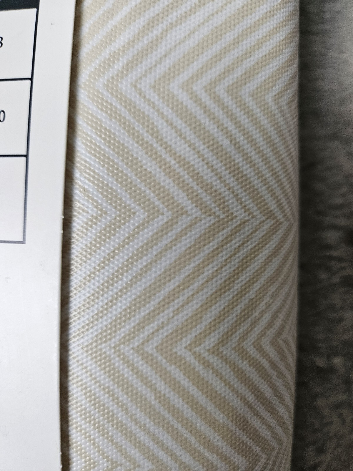 Mainstays Peva Tablecloth 60" x 84" Cream Herringbone - New gallery