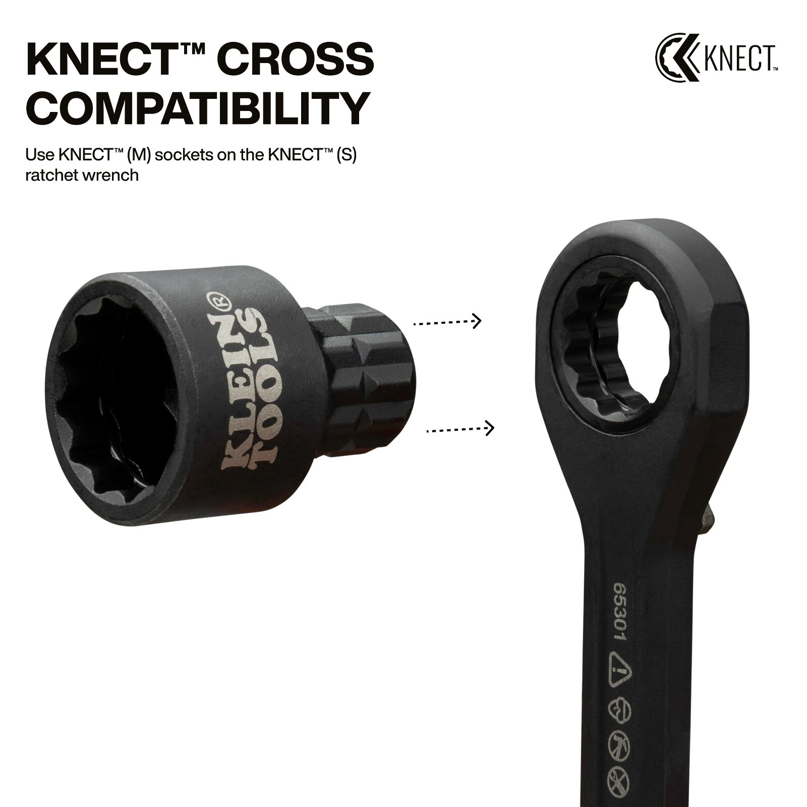 Klein Tools 65KADPS KNECT (S) Impact Socket Adapter Set gallery