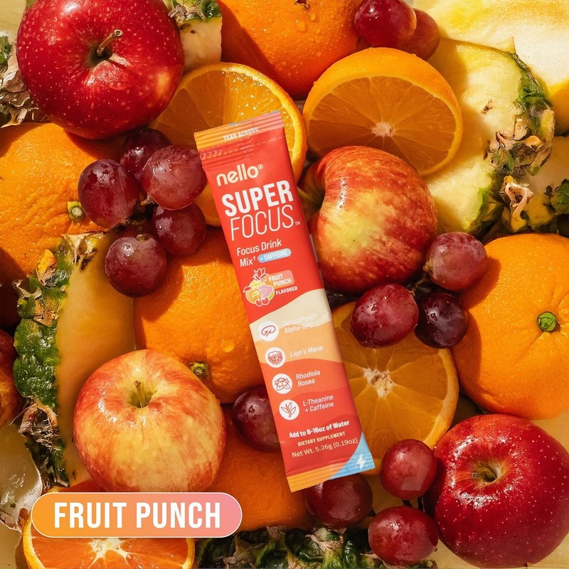 Nello Superfocus?CNootropic Focus Drink Mix for Productivity,L-Theanine gallery