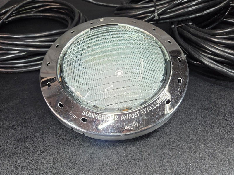 Jandy Large White LED Pool Light 12V 42W 2.7K 150′ Cord | WWPLV3LS150 Open Box gallery
