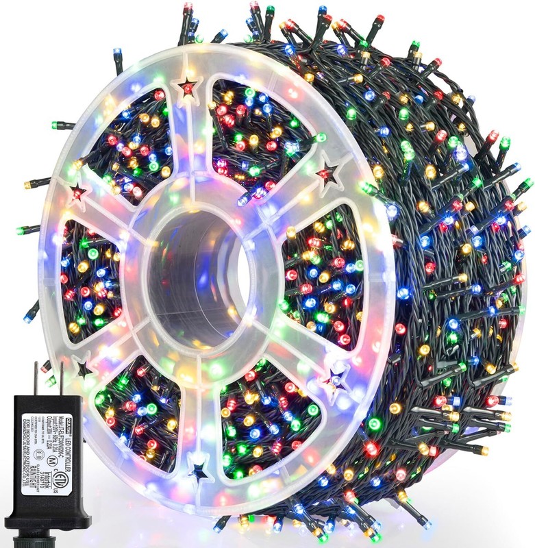 Multicolor 500LED Christmas String Lights 164ft Christmas Lights Waterproof gallery