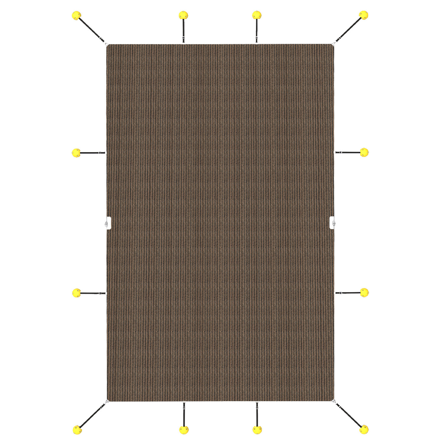 Winter Rectangle Inground Swimming Pool Heavy Duty Safety Cover Brown Customize gallery