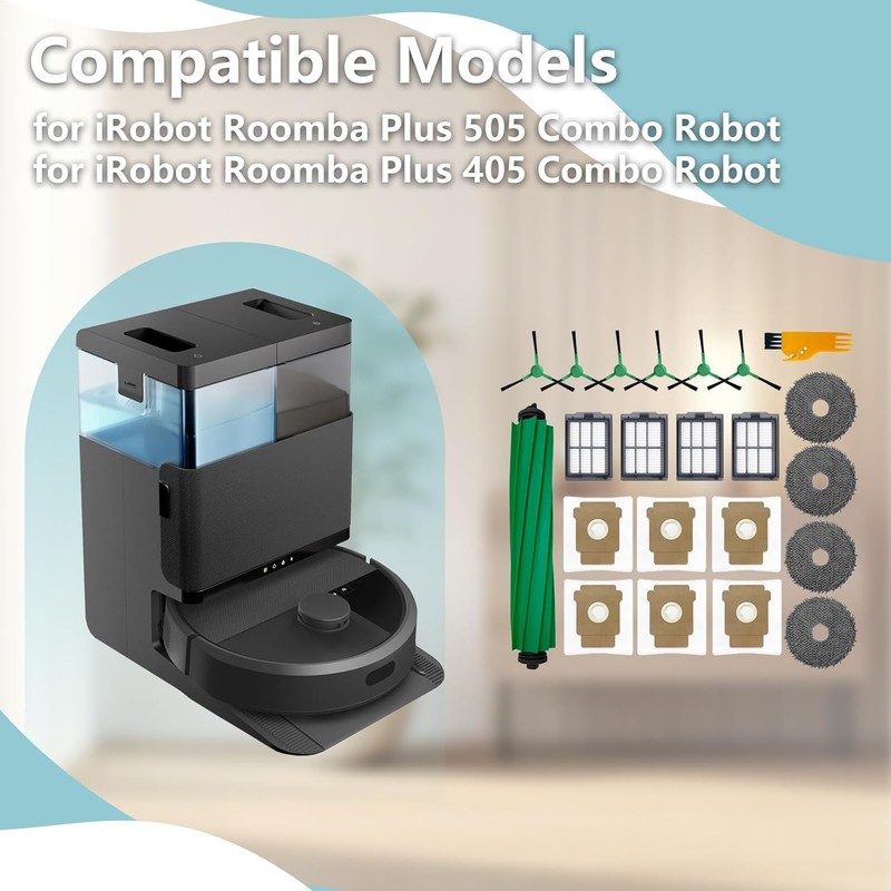 22 Pcs Replacement for iRobot Roomba Plus 505 Combo 405 Combo Robot Vacuum gallery