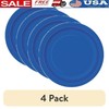 Blue Disposable Paper Plates 9in Round 55 Count Party Supplies Perfect Events US gallery