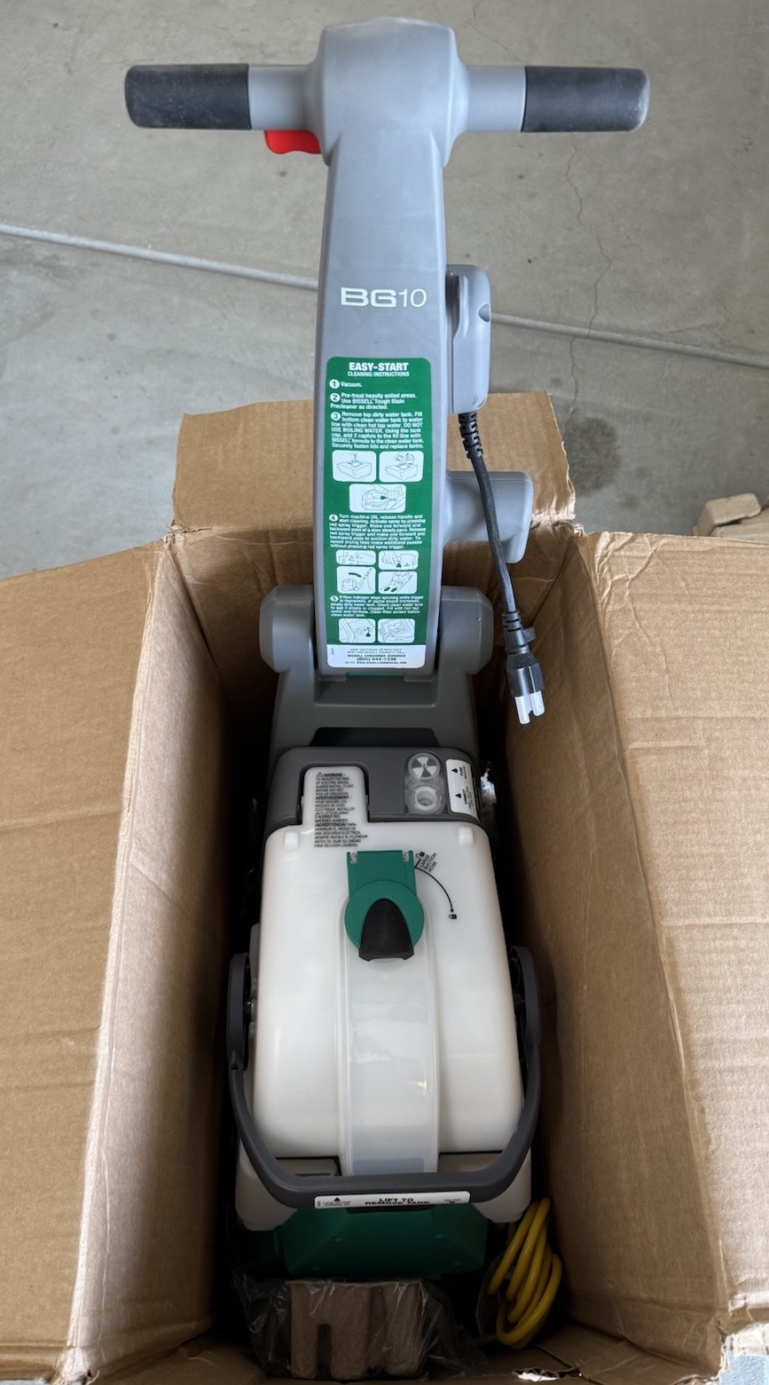 Bissell Commercial BG10 Deep Clean 2 Motor Carpet Extractor 10N2, 10 1/2" Path gallery