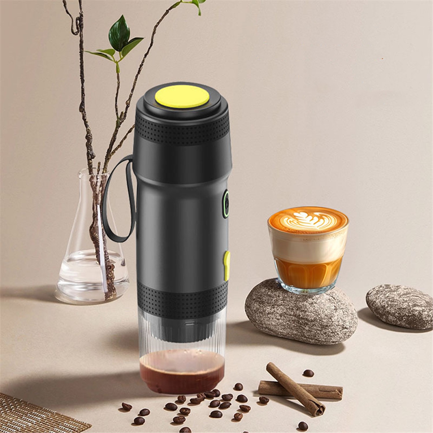 Portable 3-In-1 Coffee Maker, Heated Espresso for Capsule & Ground Coffee gallery
