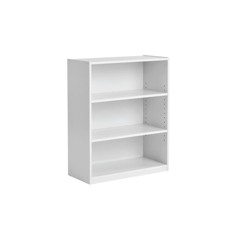 Mainstays 3 Shelf Bookcase Adjustable Shelves Storage Organizer Unit gallery
