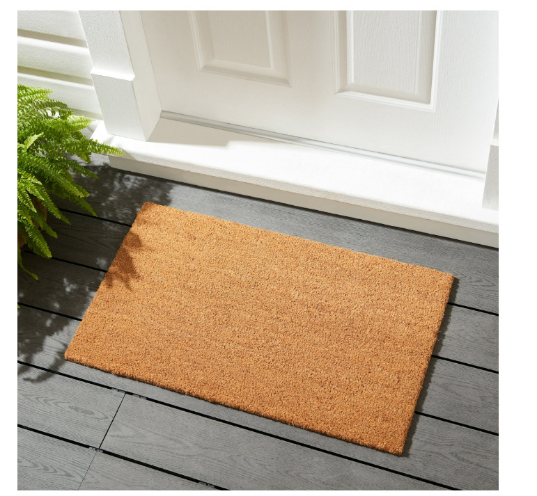 Natural Coir Doormat Door Mat Rubber Doormat Outdoor 18X30 FREE SHIP Mainstays gallery