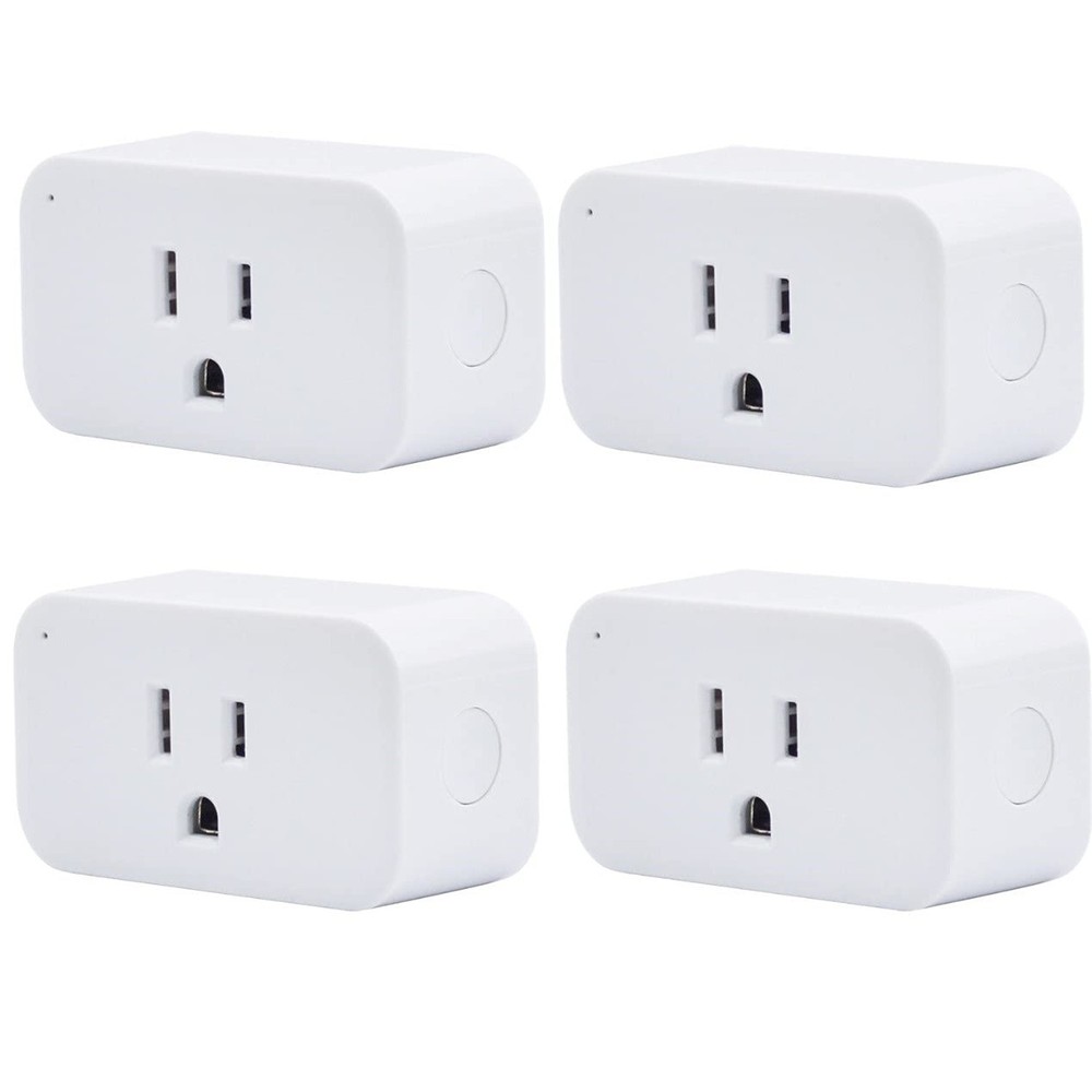 THIRDREALITY Smart Plug 4 Pack, 15A Smart Outlet with Timer Function, Zigbee ...