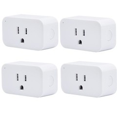 THIRDREALITY Smart Plug 4 Pack, 15A Smart Outlet with Timer Function, Zigbee …