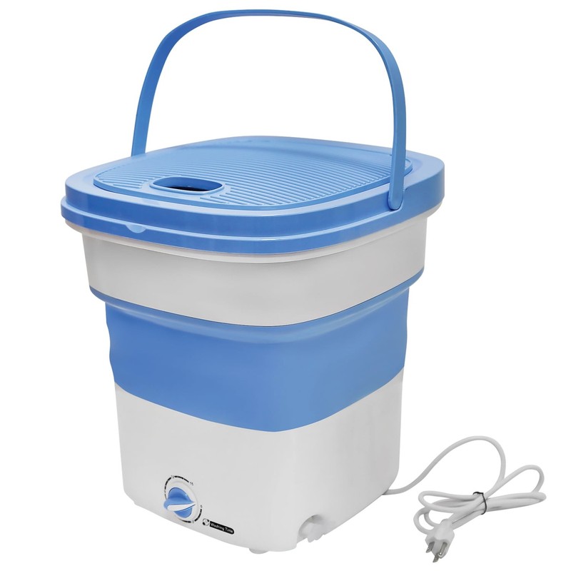 Pure Clean PUCWM33 Foldable Lightweight Mini Washing Machine, Top Load gallery