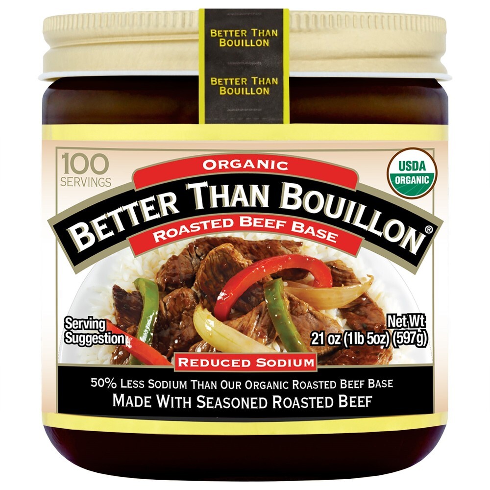 3 Packs Better Than Bouillon Organic Roasted Beef Base Bouillon 21 oz Each Pack gallery