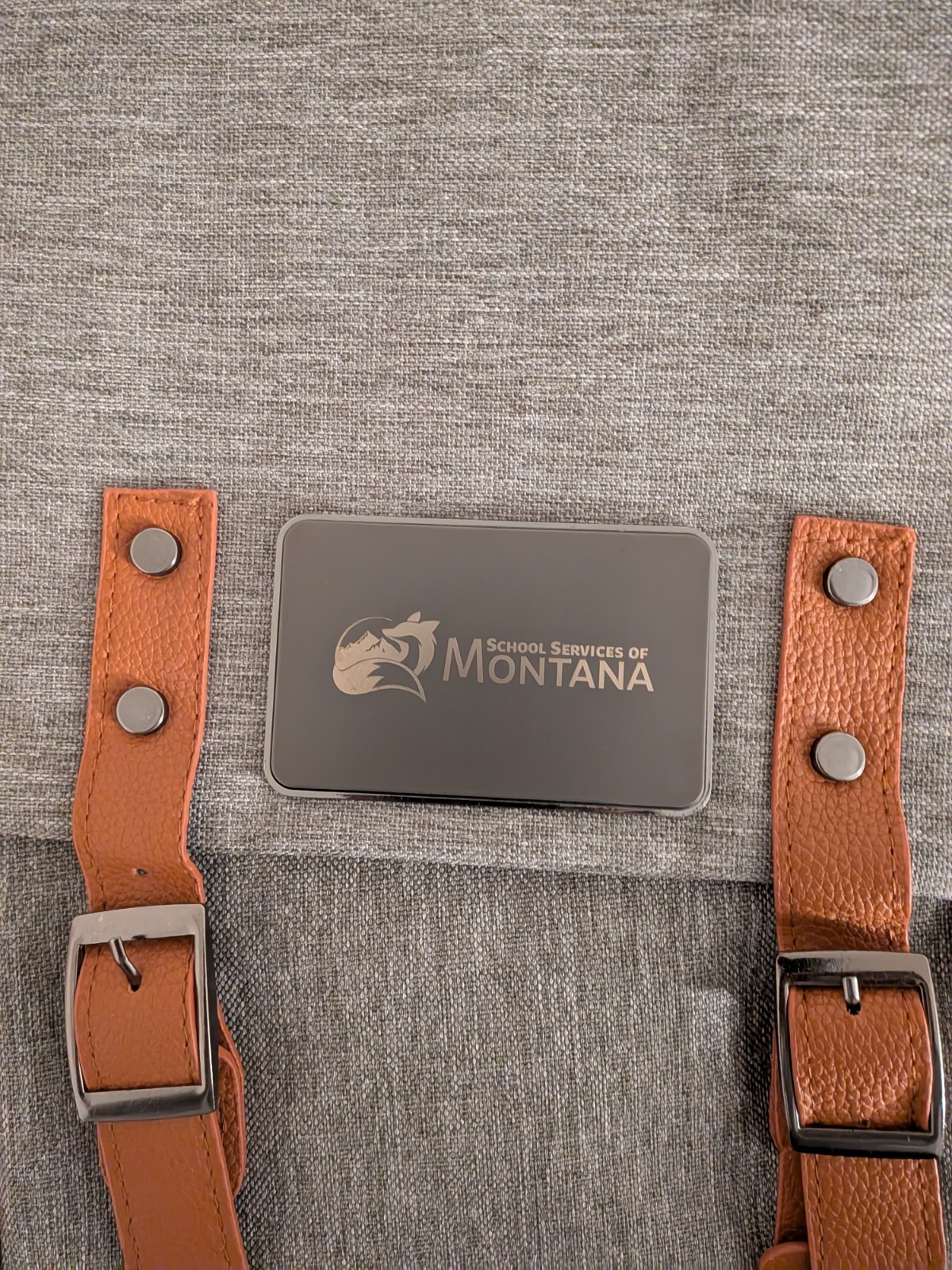 Montana Gray Laptop Backpack 2
