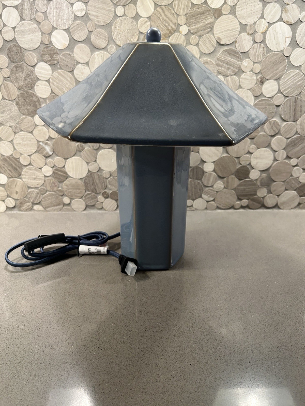Ceramic Table Lamp Blue - Threshold designed with Studio McGee - IN HAND gallery