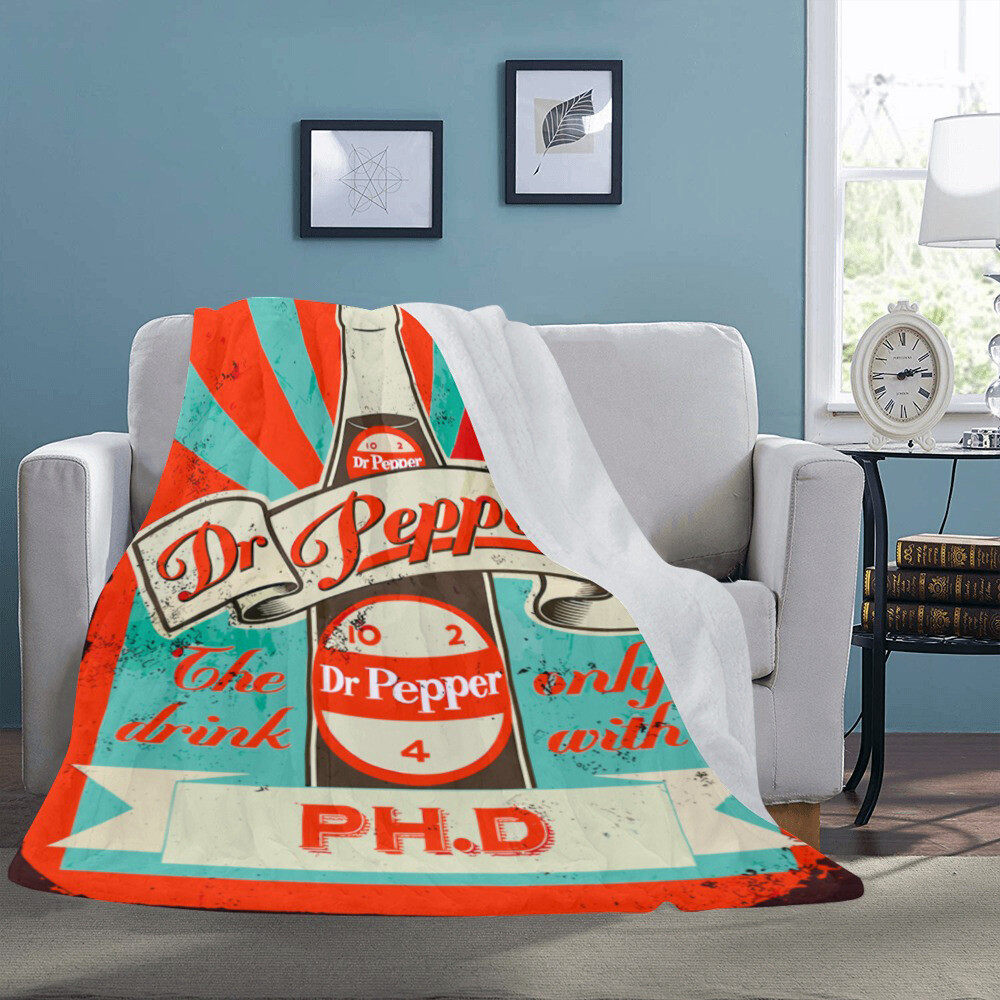 Vintage Style Dr Pepper Ultra-Soft Micro Fleece Blanket gallery
