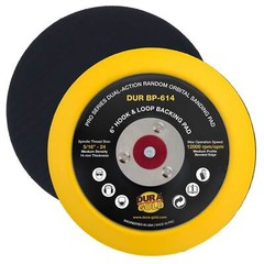 6″ Hook & Loop DA Sander Backing Plate Pad, 14mm Medium Profile Edge, Sanding