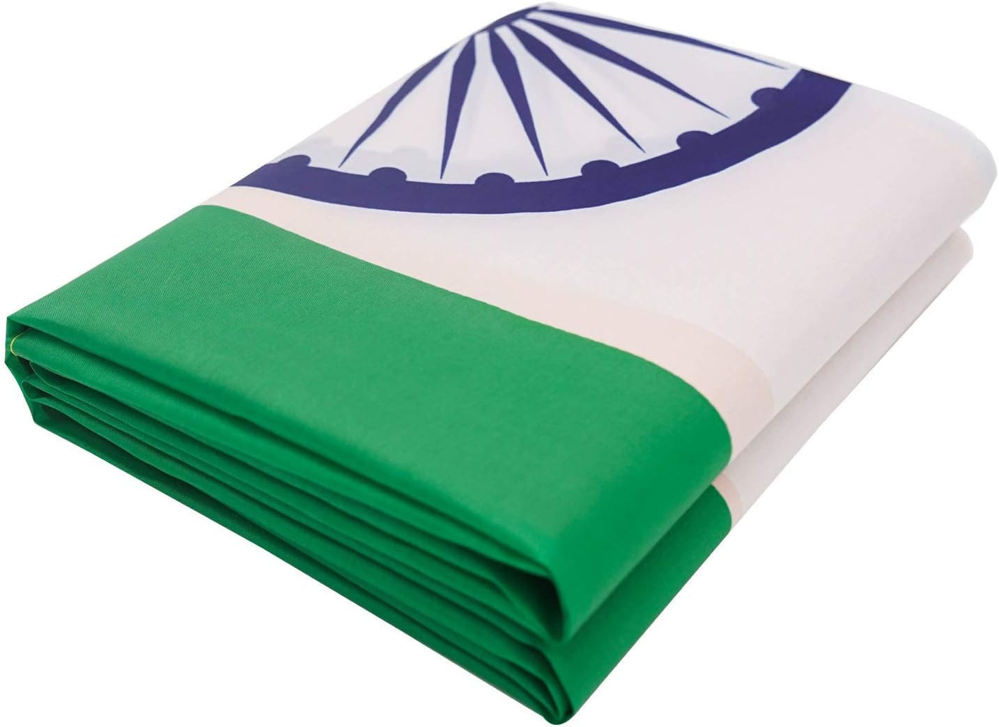 DANF India Flag 3X5 Ft Thick Polyester, Fade Resistant, Brass Grommets, Canvas H gallery