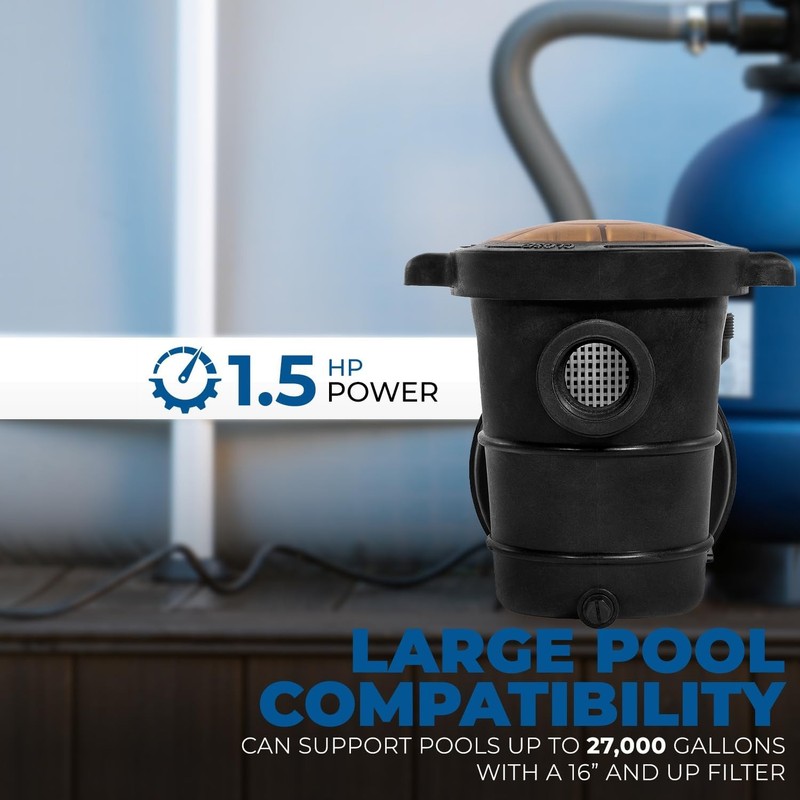 2 Speed Pool Pump 1.5HP Above Ground XtremepowerUS High Flow gallery