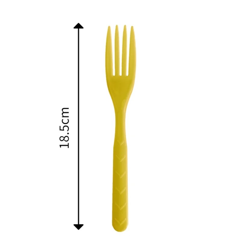 Reusable Plastic Cutlery (18.5cm) - Strong & Durable in Knifes Forks Spoons Mix gallery