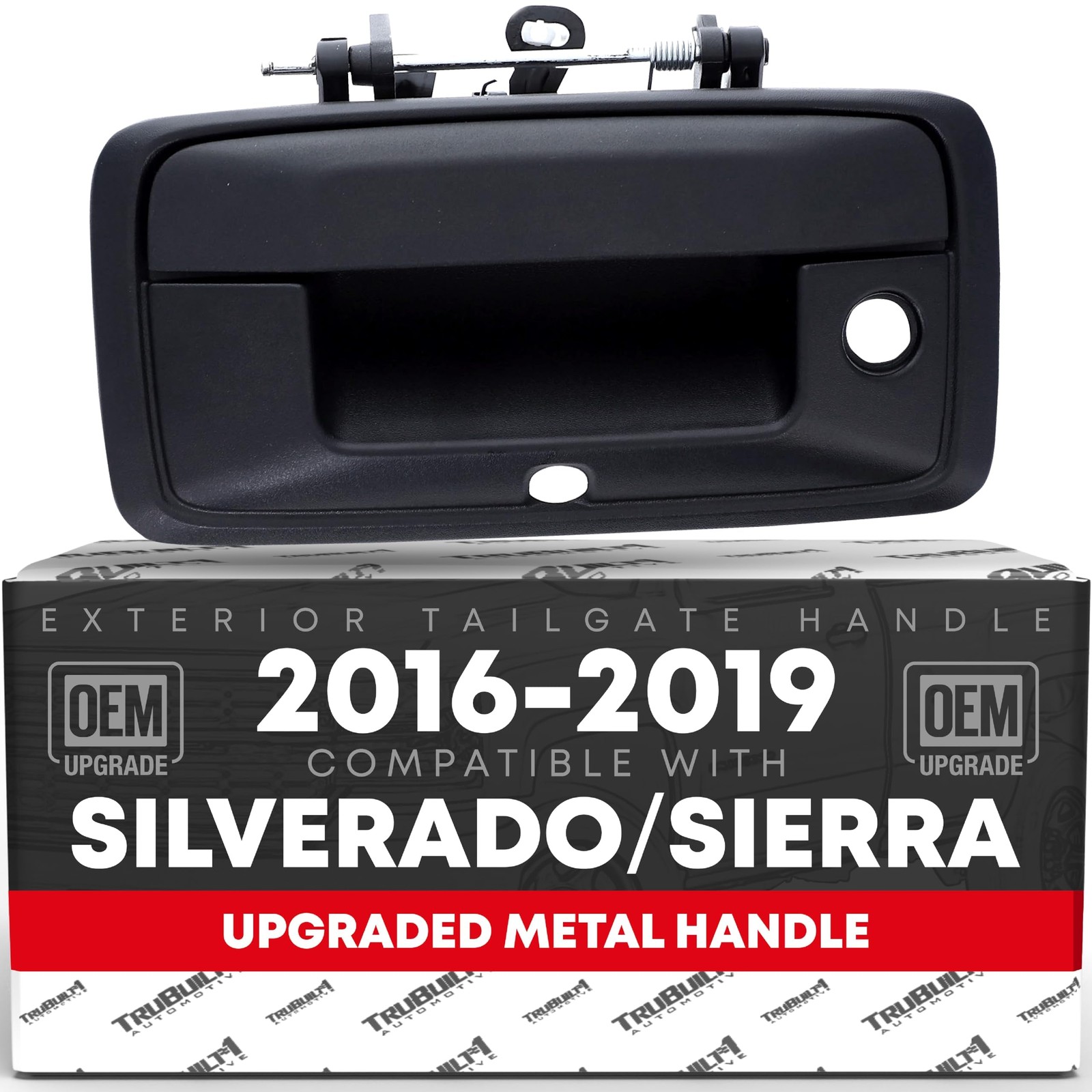 Tailgate Handle for Chevrolet Silverado, GMC Sierra - Black w/ Camera Hole - ... gallery