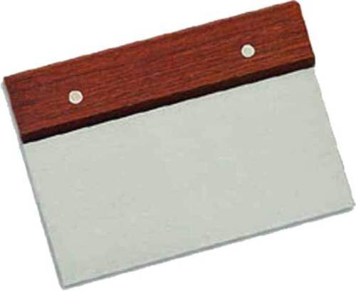 Chopper Scraper Dough Cutter Stainless Steel Griddle Tools Wood Handle Spatula gallery