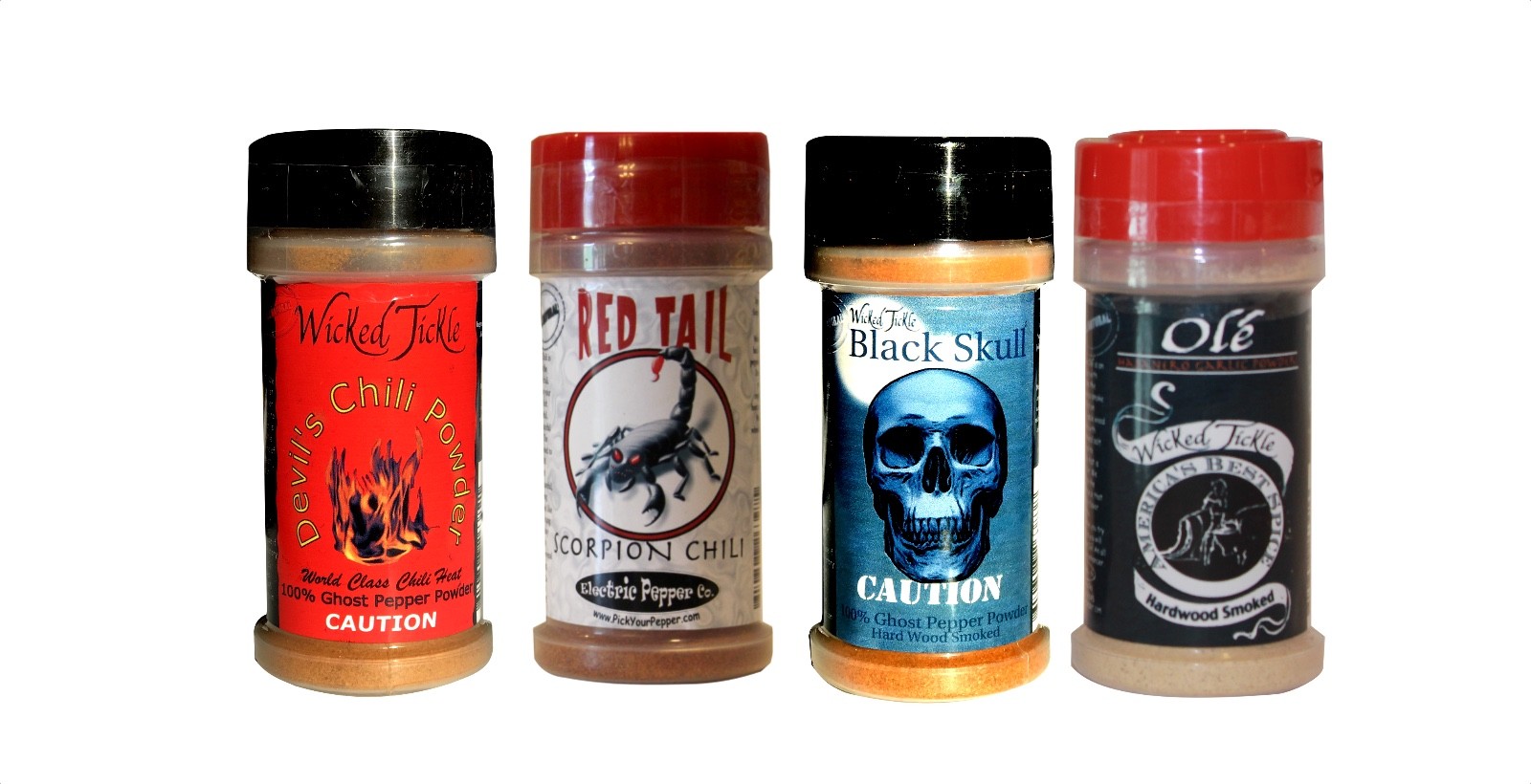 Chili Powder Gift Set Ghost Pepper Scorpion Habanero Hot Spice Blend Seasoning gallery