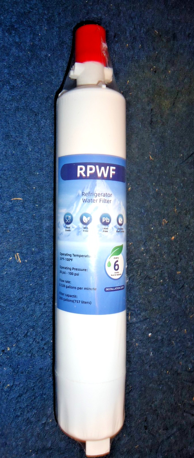 (1) Replacement Refrigerator Water Filter GE RPWF gallery