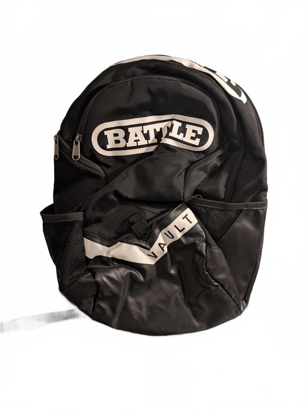 Battle Sports Vaults Athletic Backpack | Black White - Durable Material