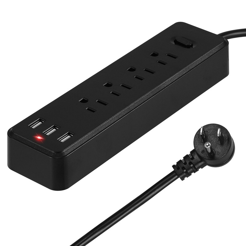 Multi Outlet Wall Mountable USB Surge Protector Power Strip with USB Ports Plugs gallery