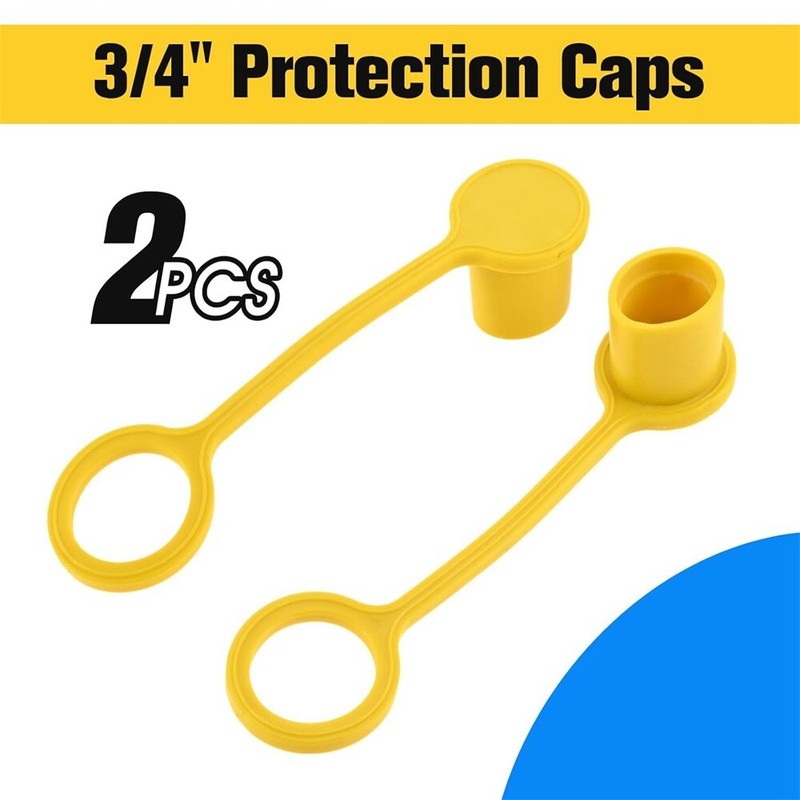 2x 3/4" Dust Free Protection Cap For Propane Natural Quick Connect Hose Fittings gallery