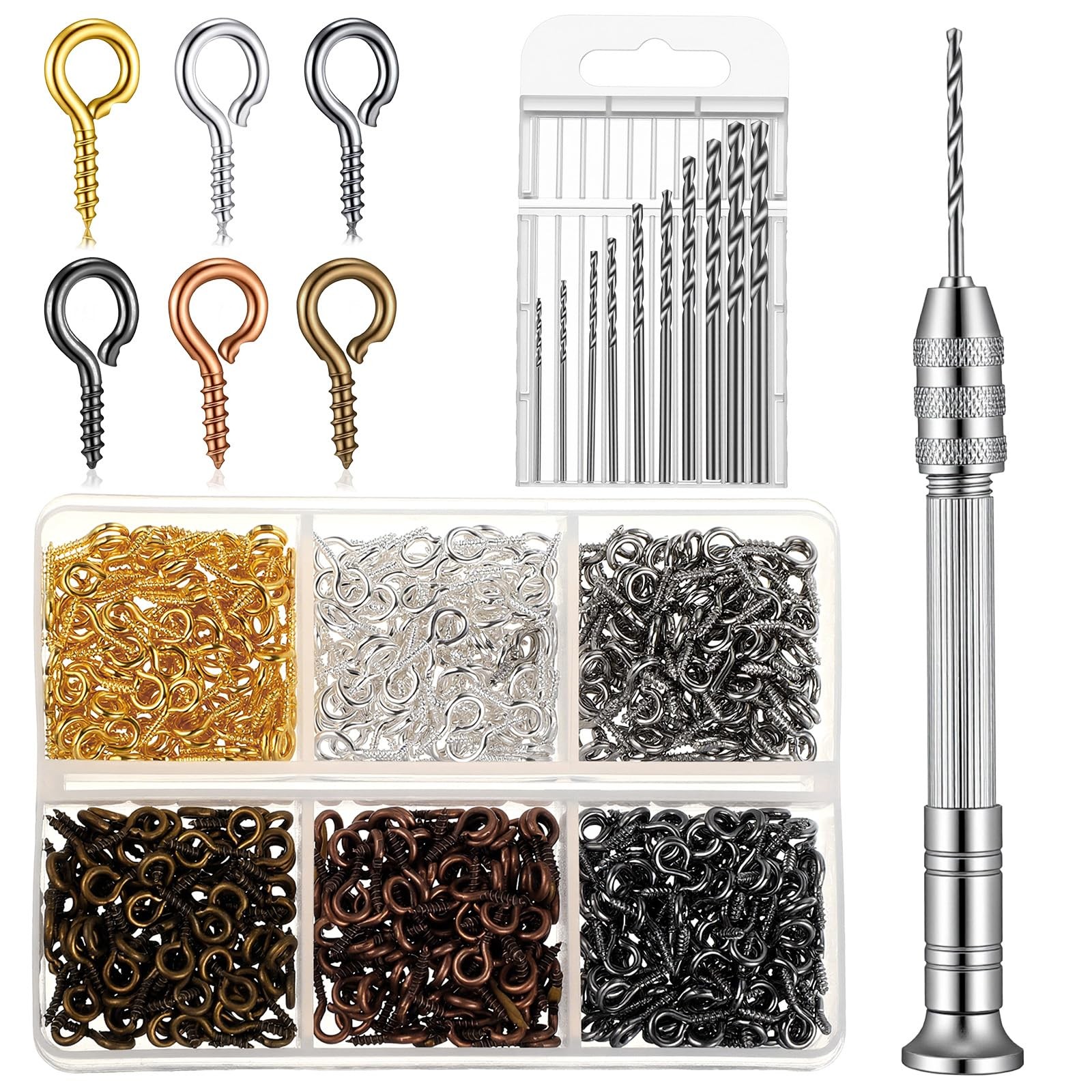 Hand Drill Set for Resin Crafts, Pin Vise Jewelry Making Kit Manual Hand Dril... gallery