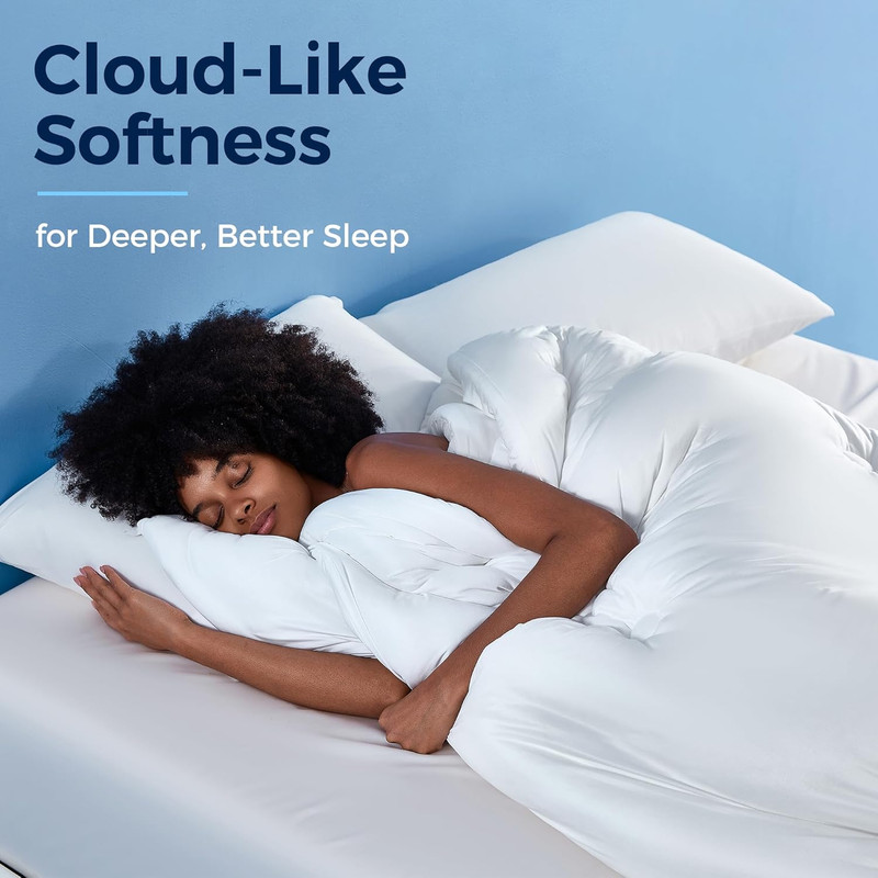 Marshmallow Cloud Comforter King, Ultra Fluffy Double-Stuffed Down Alternative D gallery