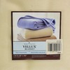 VELLUX Twin Velvety Soft Blanket Ivory 66” x 90” Home Classics 100% Nylon New! gallery