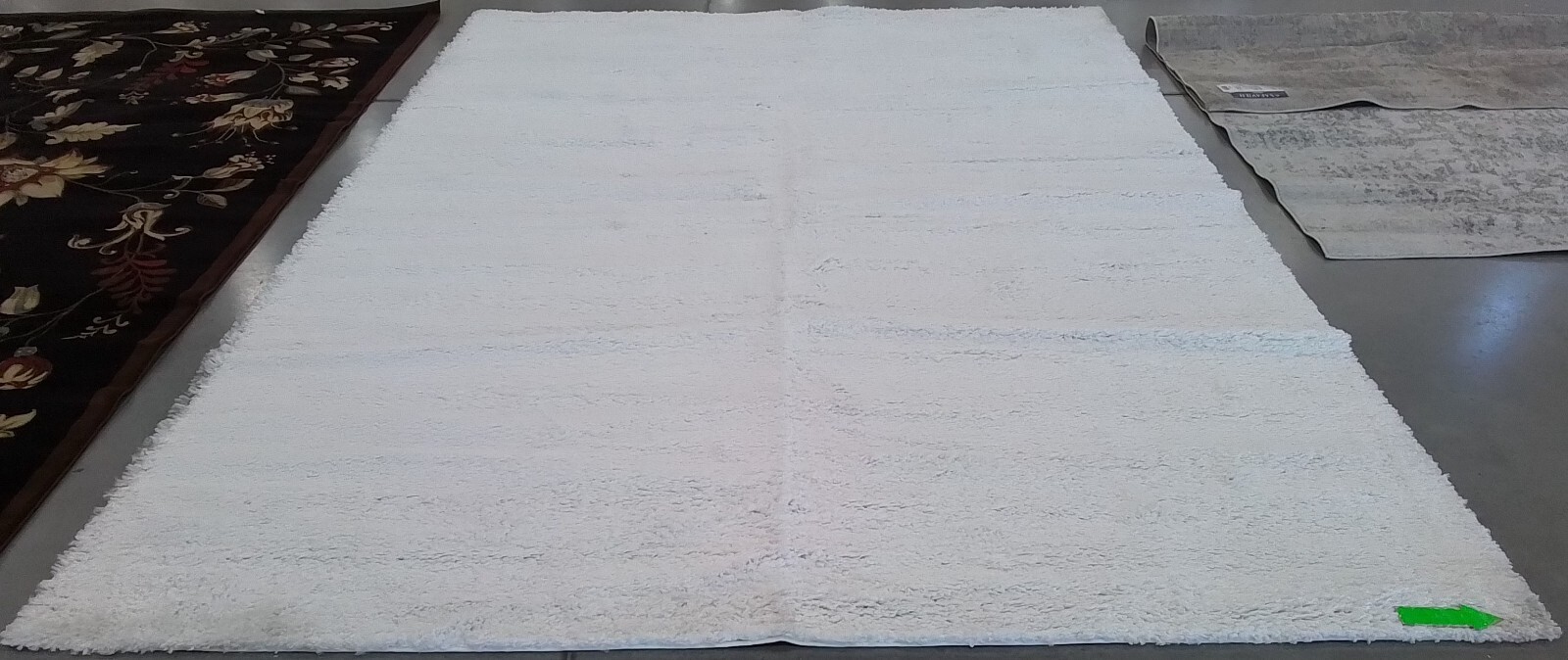 WHITE 9'-0" x 12'-0" Stained Rug, Reduced Price 1172770695 AUG900A-9 gallery
