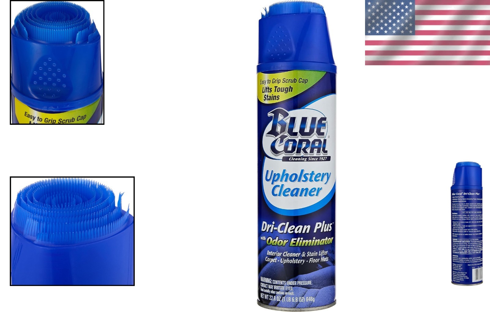 Unscented Dri-Clean Plus Upholstery Cleaner - 22.8 oz Penetrating Foam Spray gallery