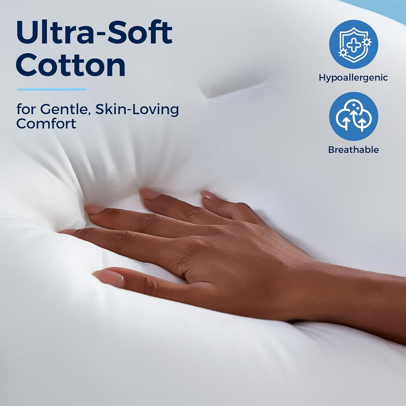 Marshmallow Cloud Comforter King, Ultra Fluffy Double-Stuffed Down Alternative D gallery