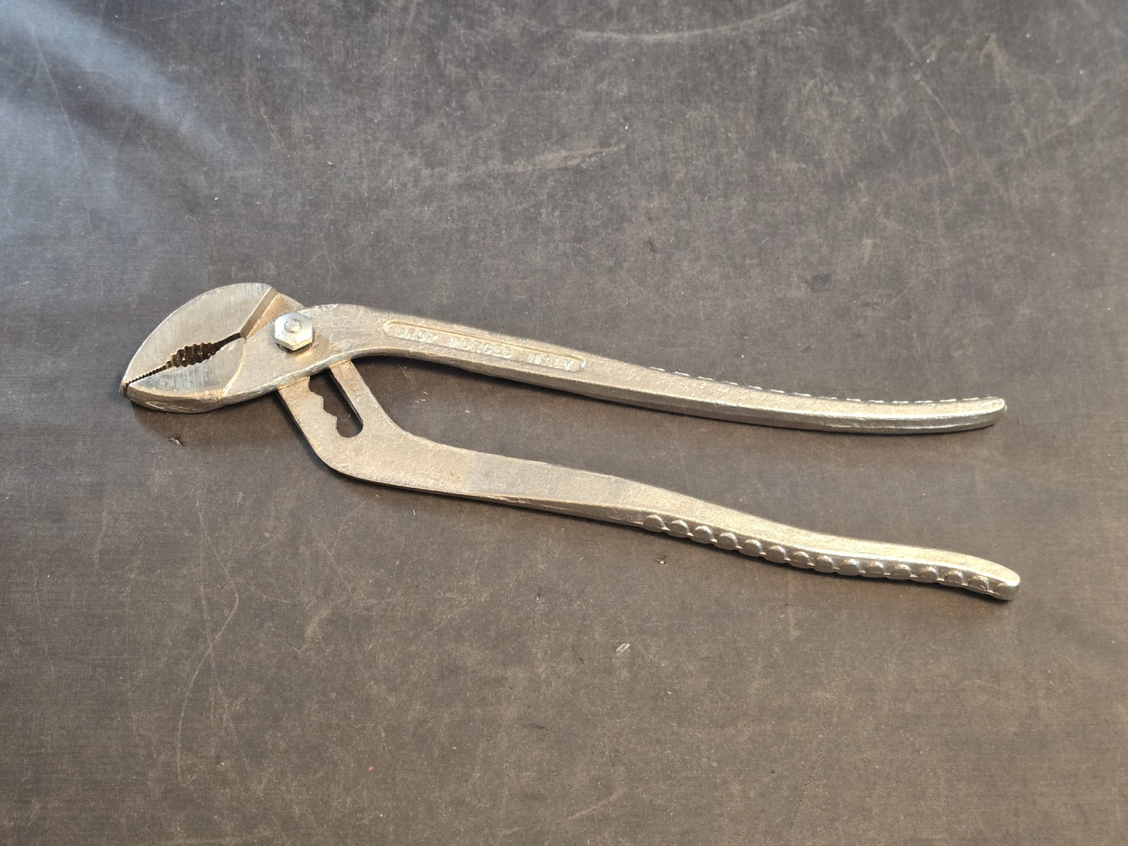 VINTAGE SLIP JOINT CHROM VANADIUM 10" PLIERS Italy gallery