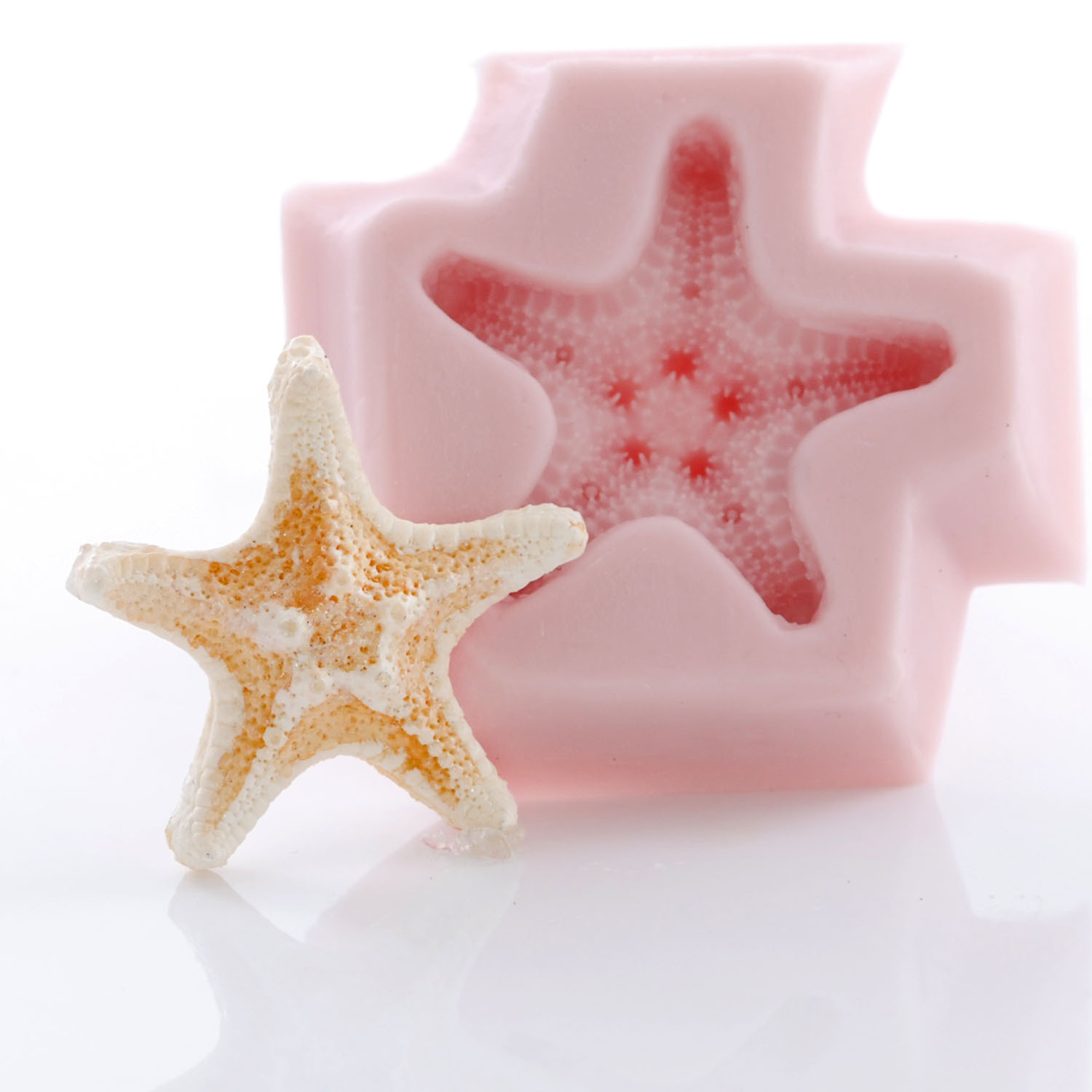Knobby Starfish Silicone Mold Polymer Clay Resin Mints Candy Fondant Mould (883 gallery