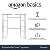 Amazon Basics Expandable Adjustable 57-80 x 14 x 72 inches (LxWxH), Chrome gallery