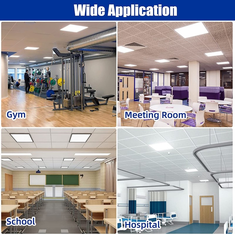 LED Flat Panel (2' x 2') 45W 5400 lumen 5000K -Fast US Shipping- Dimmable 2 Pack gallery