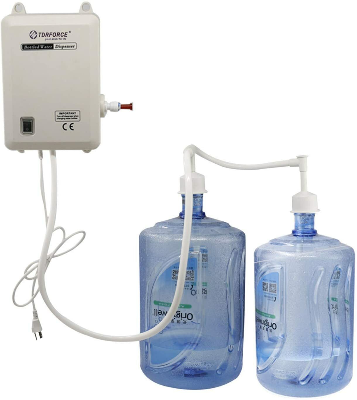 TDRFORCE Portable Bottled Water Dispenser Filter Purifier Pump System 1GPM 40PSI gallery