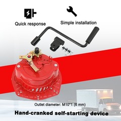 Durable Metal Hand Crank Engine Starter For Generators Tillers Mowers