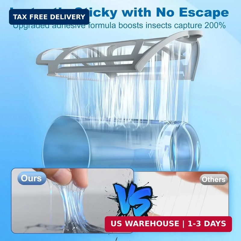 10 Pack Flying Trap Refills Compatible with zzevo Flying Insect Trap Refill, Ins gallery